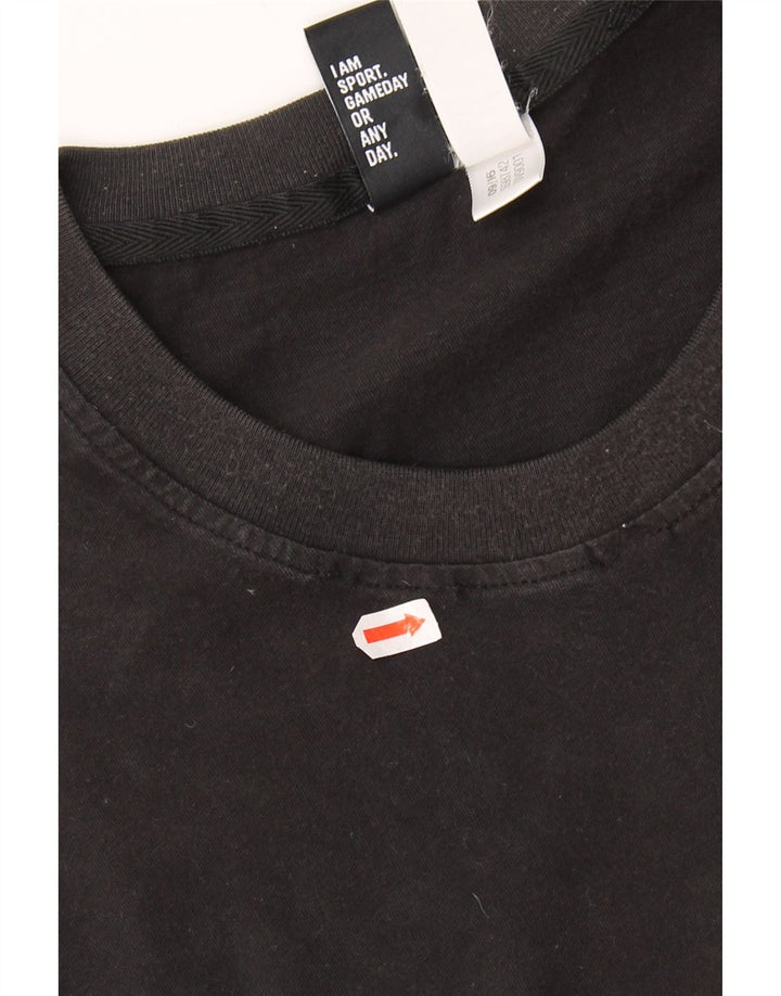 ADIDAS Mens T-Shirt Top 2XL Black Cotton