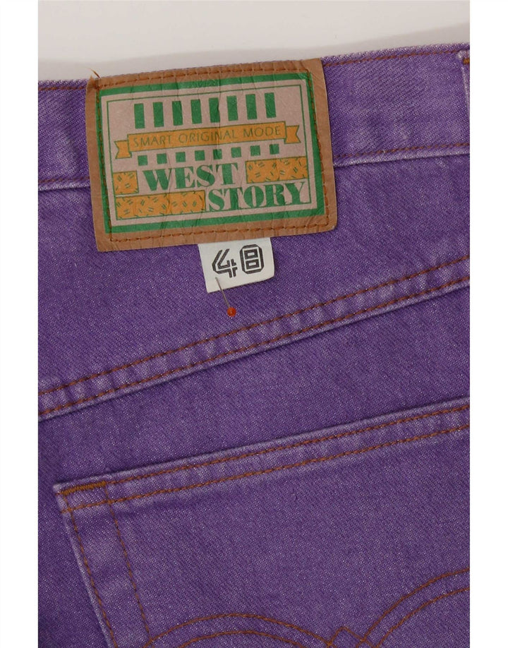 West Story Mens Straight Jeans IT 48 Medium W34 L28 Purple