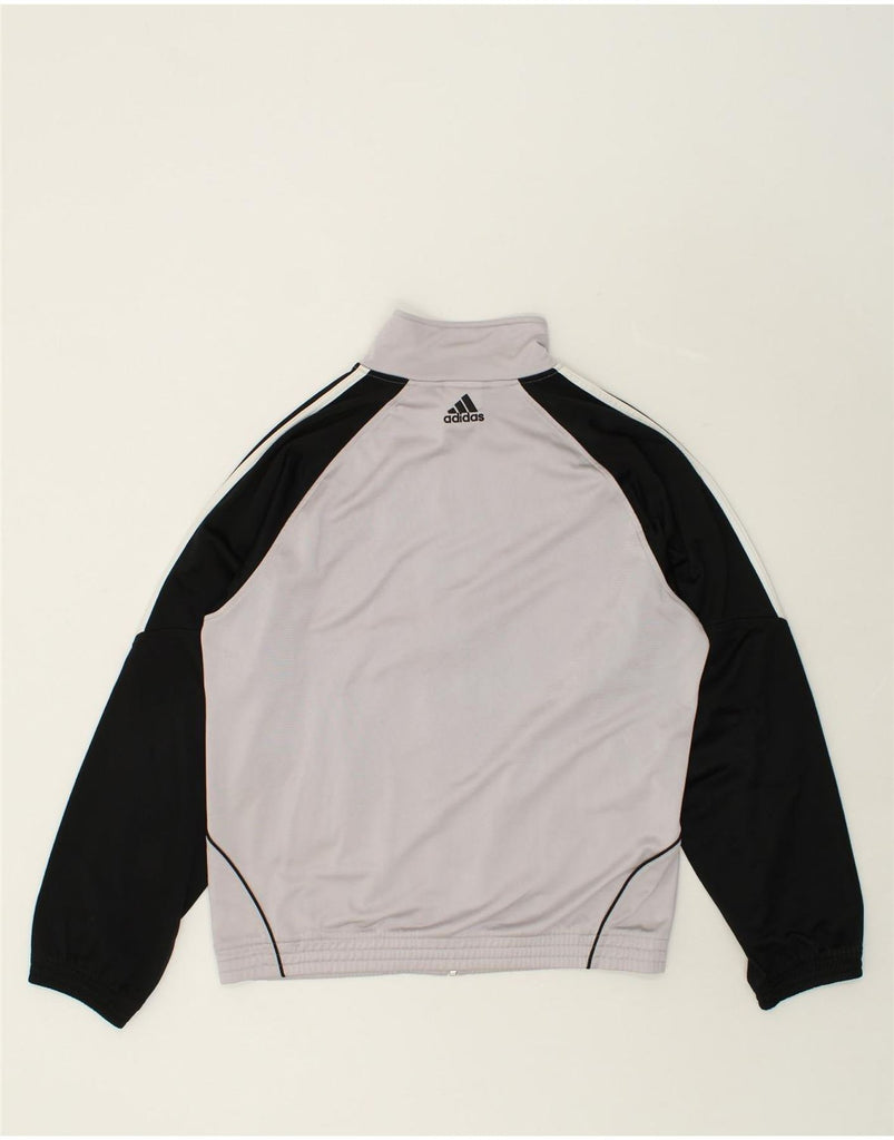 ADIDAS Mens Tracksuit Top Jacket UK 36/38 Small Grey Colourblock Polyester | Vintage Adidas | Thrift | Second-Hand Adidas | Used Clothing | Messina Hembry 