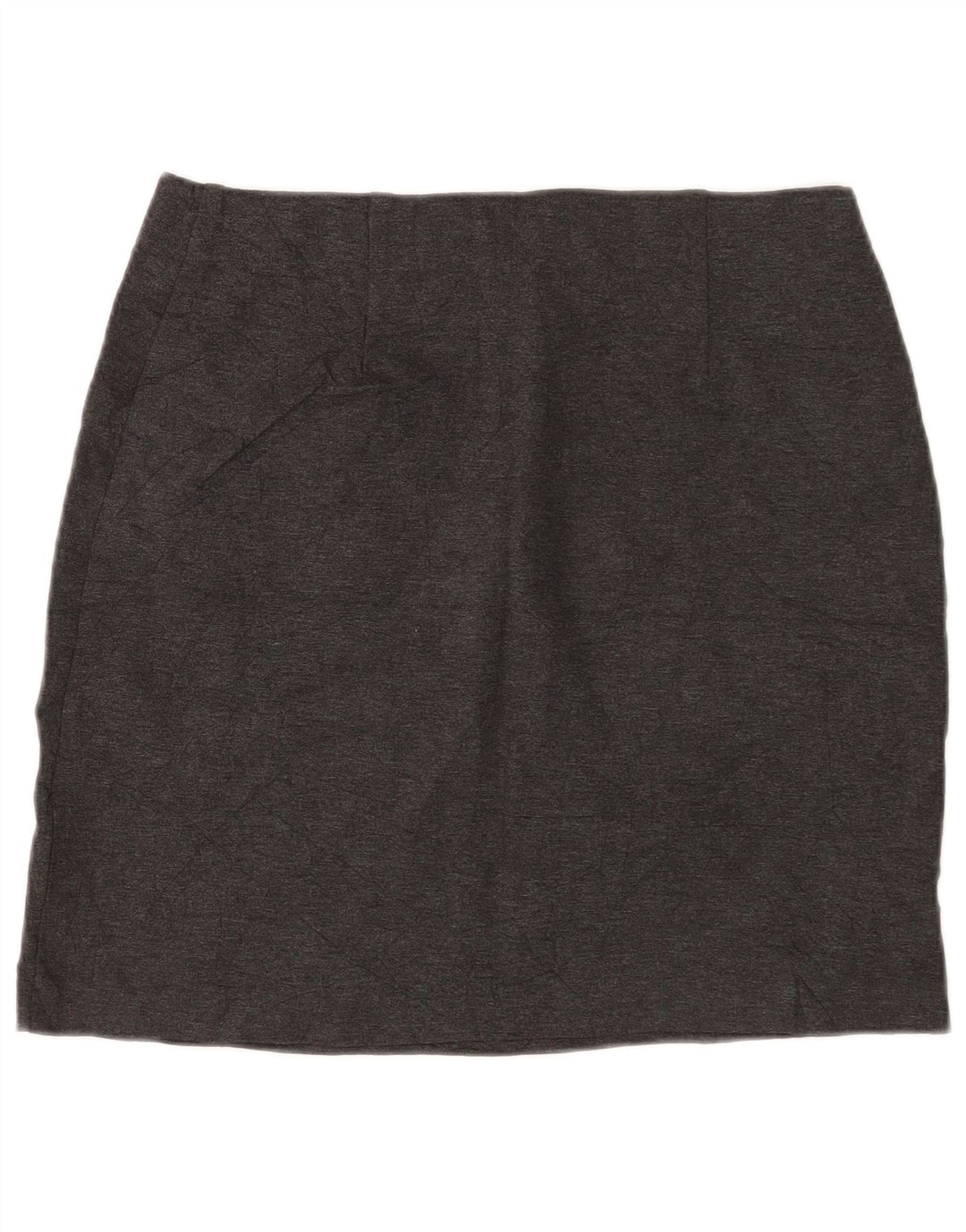 Marks & Spencer Womens Midi Skirt UK 14 Large W34 Grey Viscose Classic
