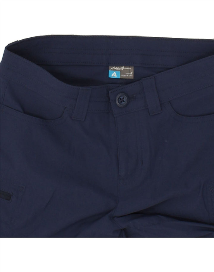 EDDIE BAUER Womens Cargo Shorts US 2 XS W28  Navy Blue Nylon Vintage Eddie Bauer and Second-Hand Eddie Bauer from Messina Hembry 