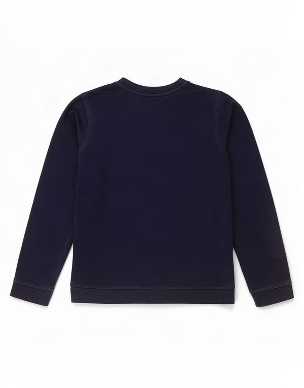 Nike Boys Graphic Sweatshirt Jumper 10-11 Years Medium Navy Blue Cotton
