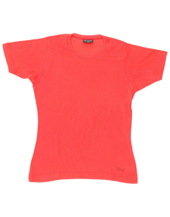Champion Womens T-Shirt Top UK 14 Large Red