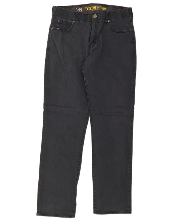 Lee Mens Extreme Motion Straight Tapered Casual Trousers W34 L32 Grey
