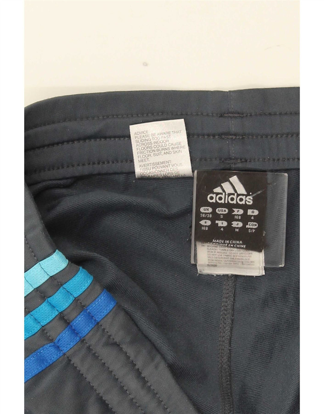 Adidas Mens Tracksuit Trousers UK 36/38 Small Grey Polyester
