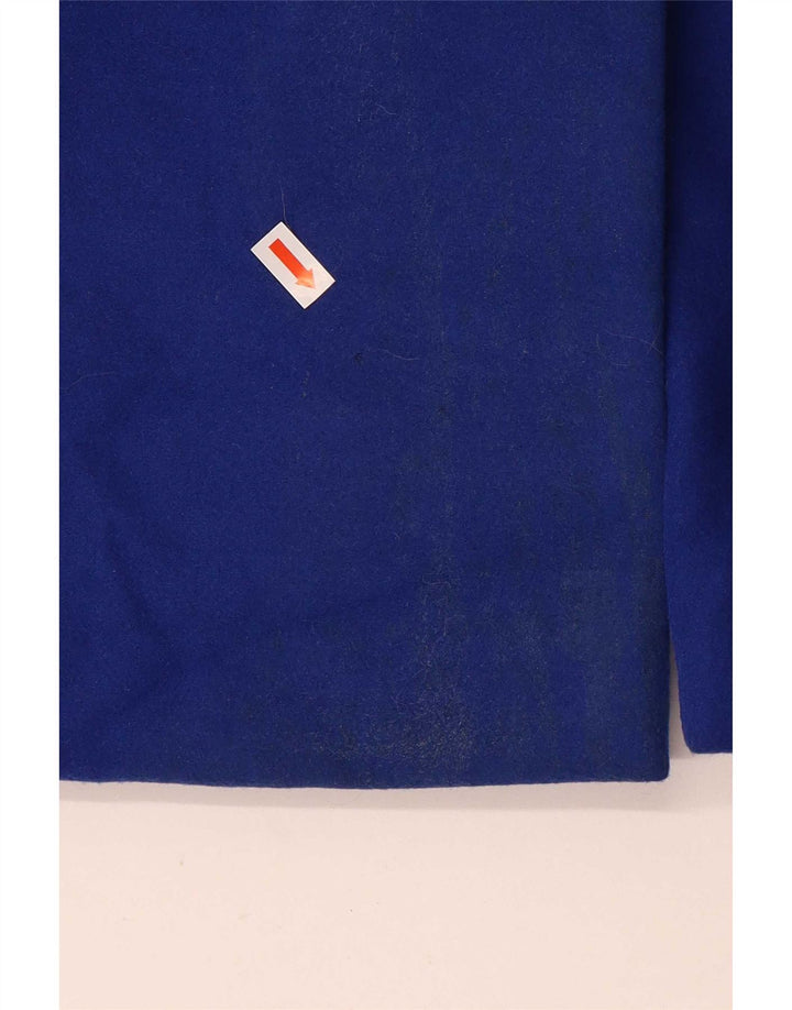 Marks & Spencer Womens Overcoat UK 18 XL Blue Polyester