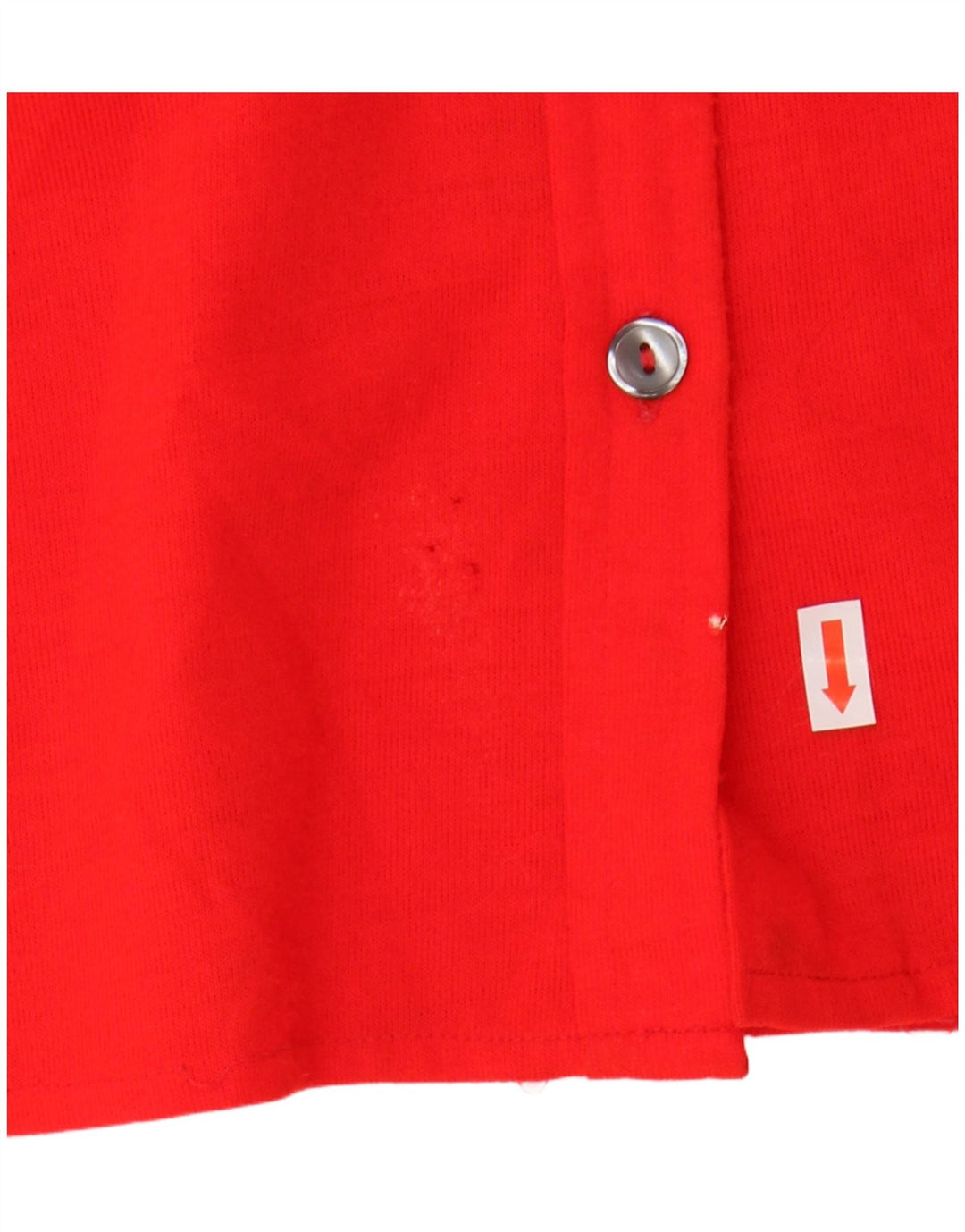 VINTAGE Womens Shirt Blouse UK 12 Medium Red