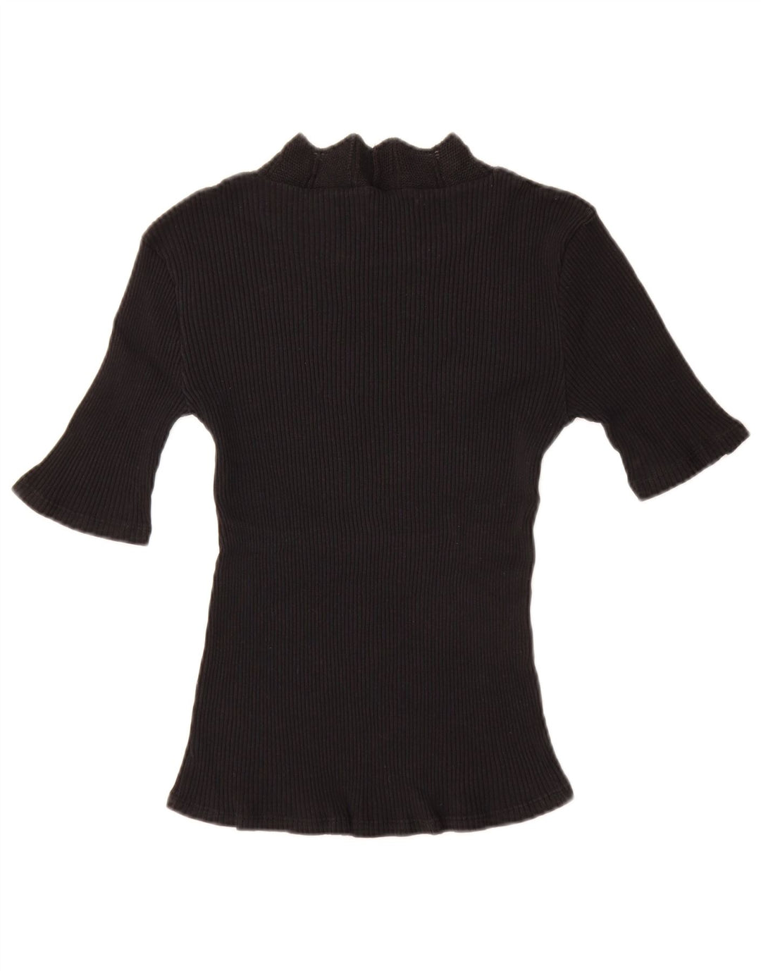 Zara Womens T-Shirt Top UK 14 Large Black