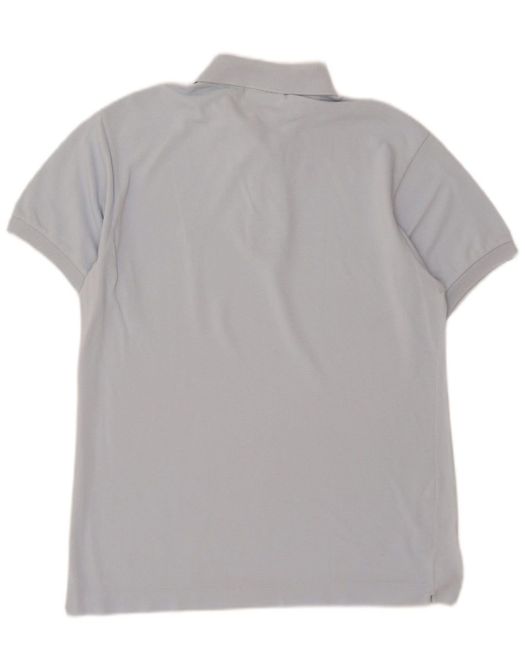LACOSTE Mens Classic Fit Polo Shirt Size 4 Medium Blue Cotton