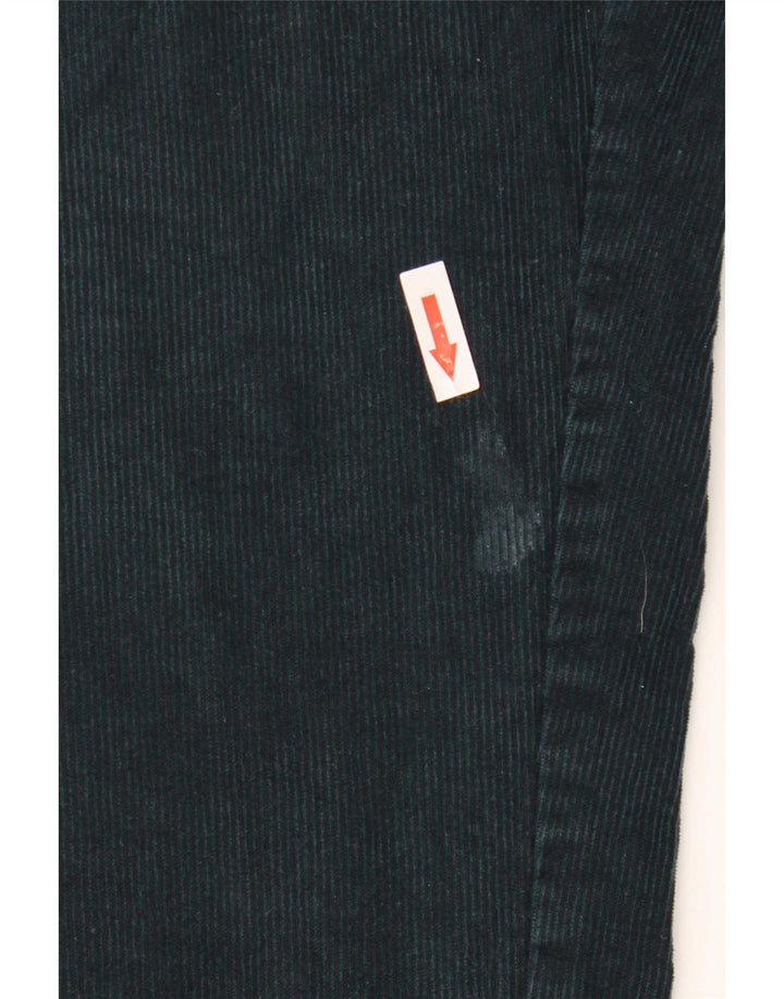 Marks & Spencer Mens Straight Regular Corduroy Trousers W36 L29 Green