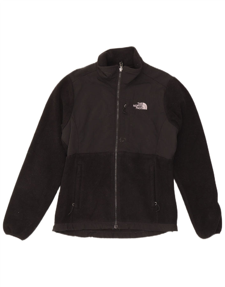 The North Face Womens Fleece Jacket UK 10 Small Black Polyester