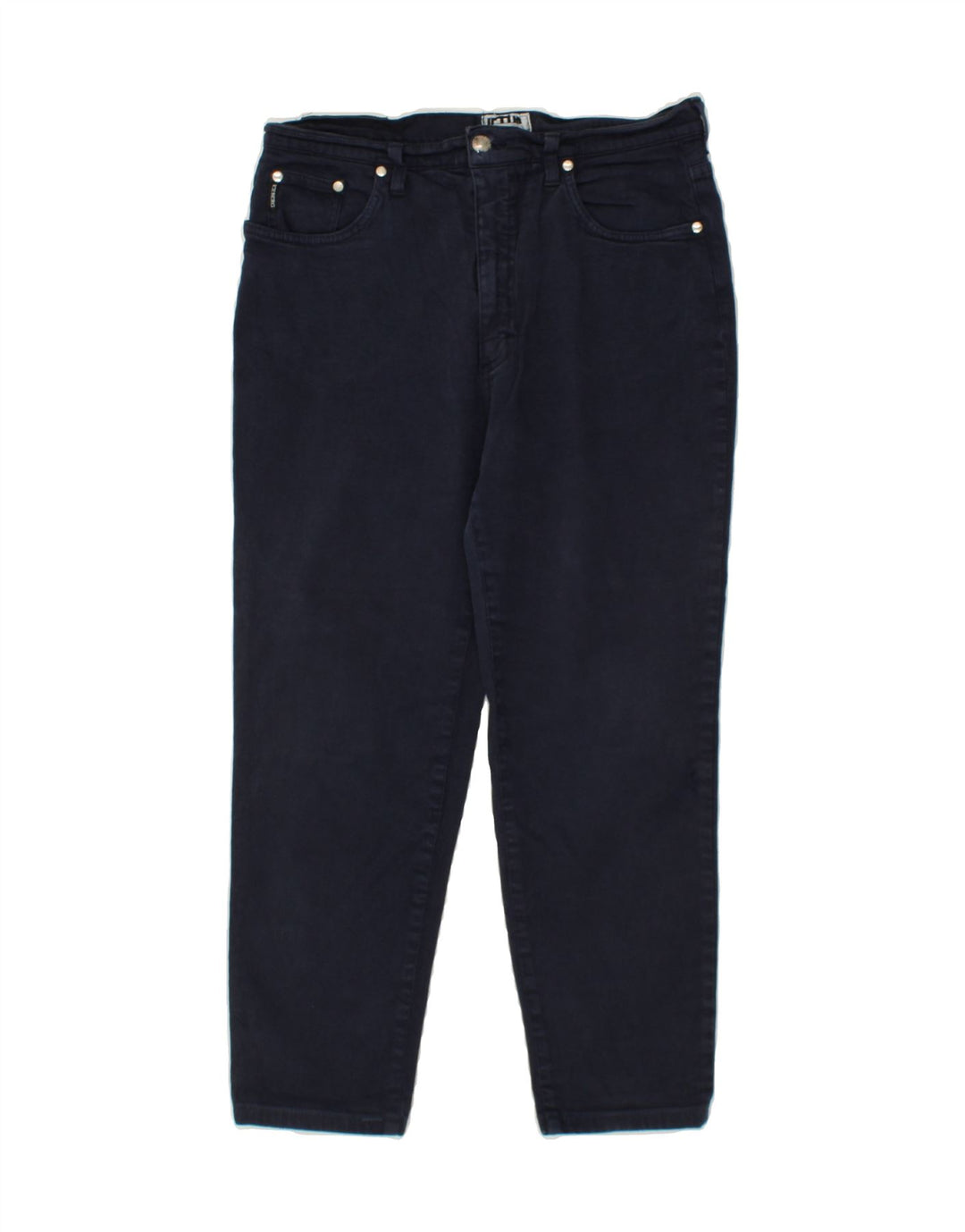 ICEBERG Womens Tapered Jeans W34 L24  Navy Blue Cotton Vintage Iceberg and Second-Hand Iceberg from Messina Hembry 