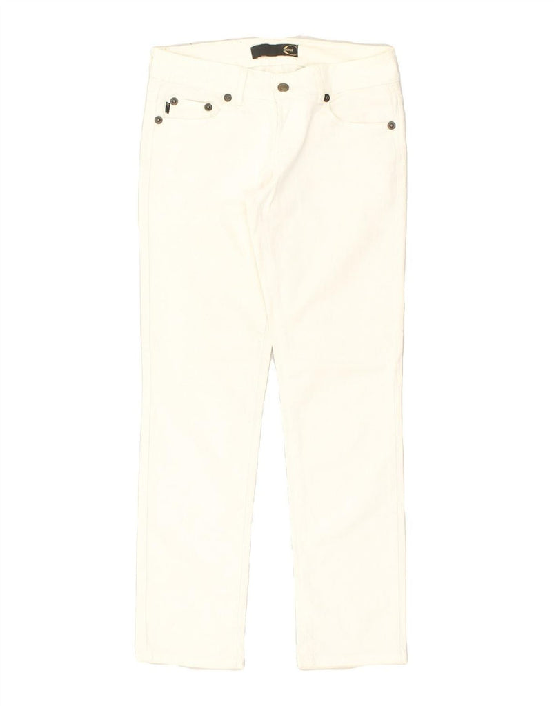 JUST CAVALLI Womens Slim Jeans W29 L29  White | Vintage Just Cavalli | Thrift | Second-Hand Just Cavalli | Used Clothing | Messina Hembry 