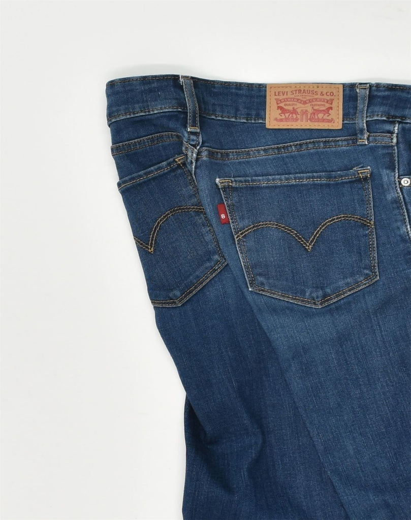 LEVI'S Womens 711 Skinny Jeans W24 L26 Blue Cotton | Vintage Levi's | Thrift | Second-Hand Levi's | Used Clothing | Messina Hembry 