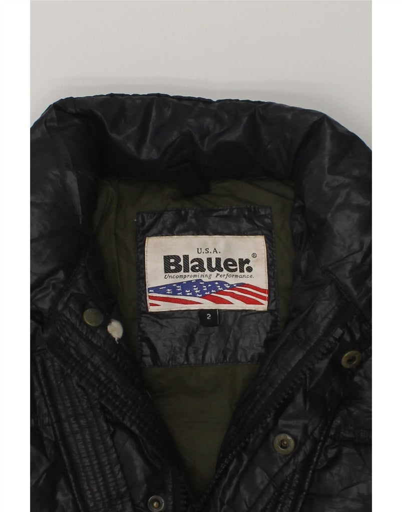 BLAUER Baby Boys Padded Jacket 18-24 Months Black Polyester | Vintage Blauer | Thrift | Second-Hand Blauer | Used Clothing | Messina Hembry 