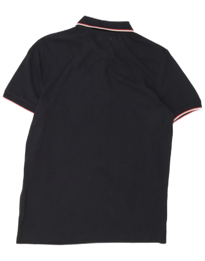Kappa Mens Polo Shirt Medium Black Cotton