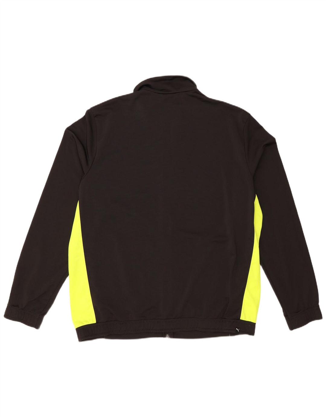 Puma Mens Graphic Tracksuit Top Jacket XL Black Colourblock Polyester