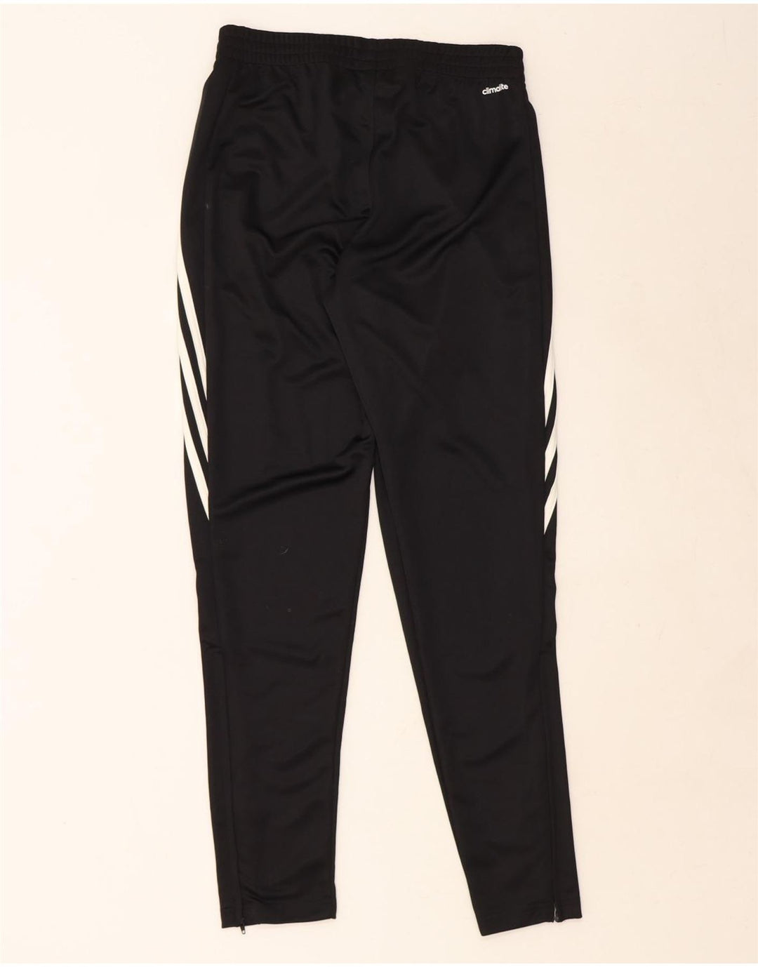 ADIDAS Mens Climalite Tracksuit Trousers Small Black Polyester Vintage Adidas and Second-Hand Adidas from Messina Hembry 