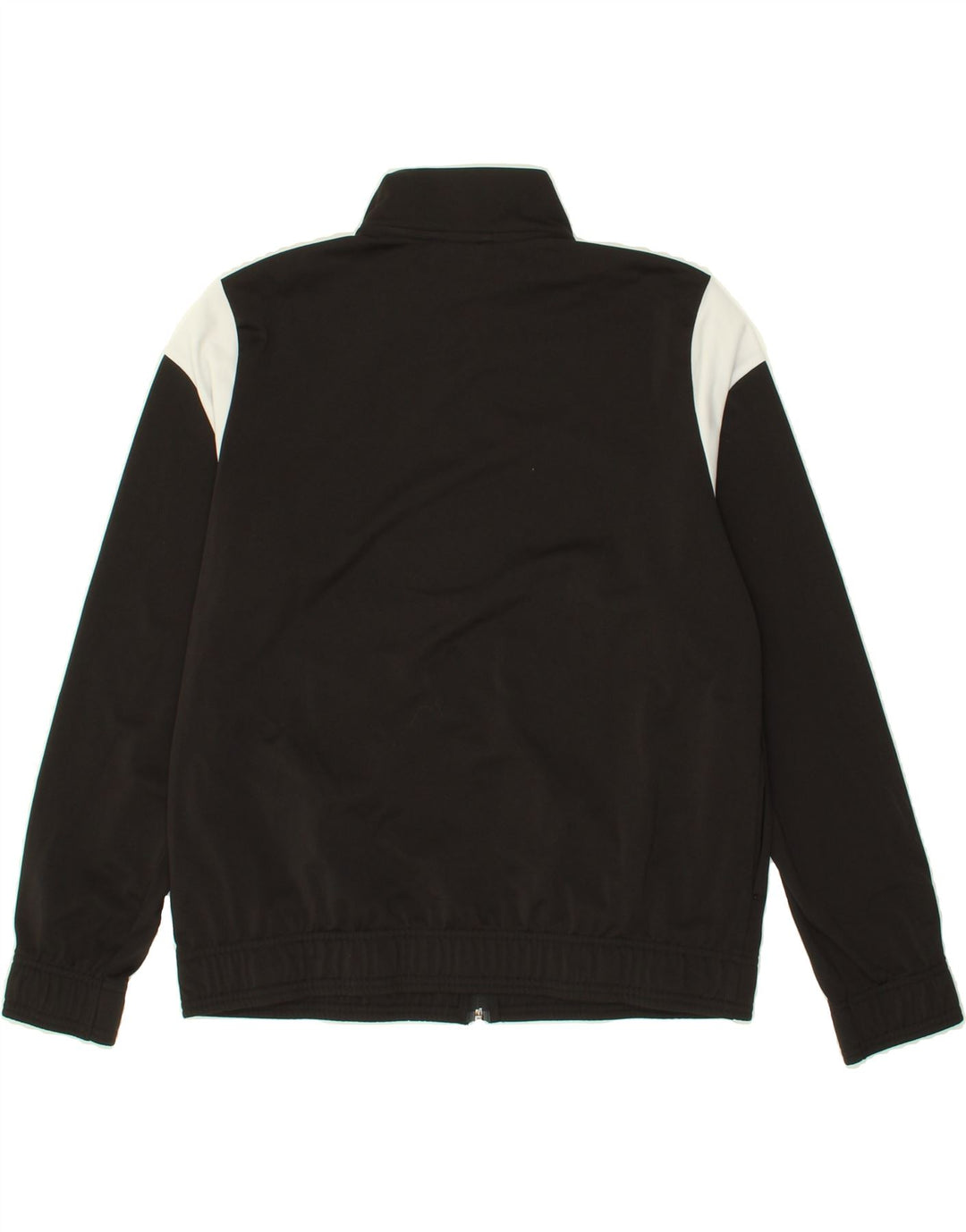 PUMA Womens Graphic Tracksuit Top Jacket UK 16 Large Black Colourblock Vintage Puma and Second-Hand Puma from Messina Hembry 