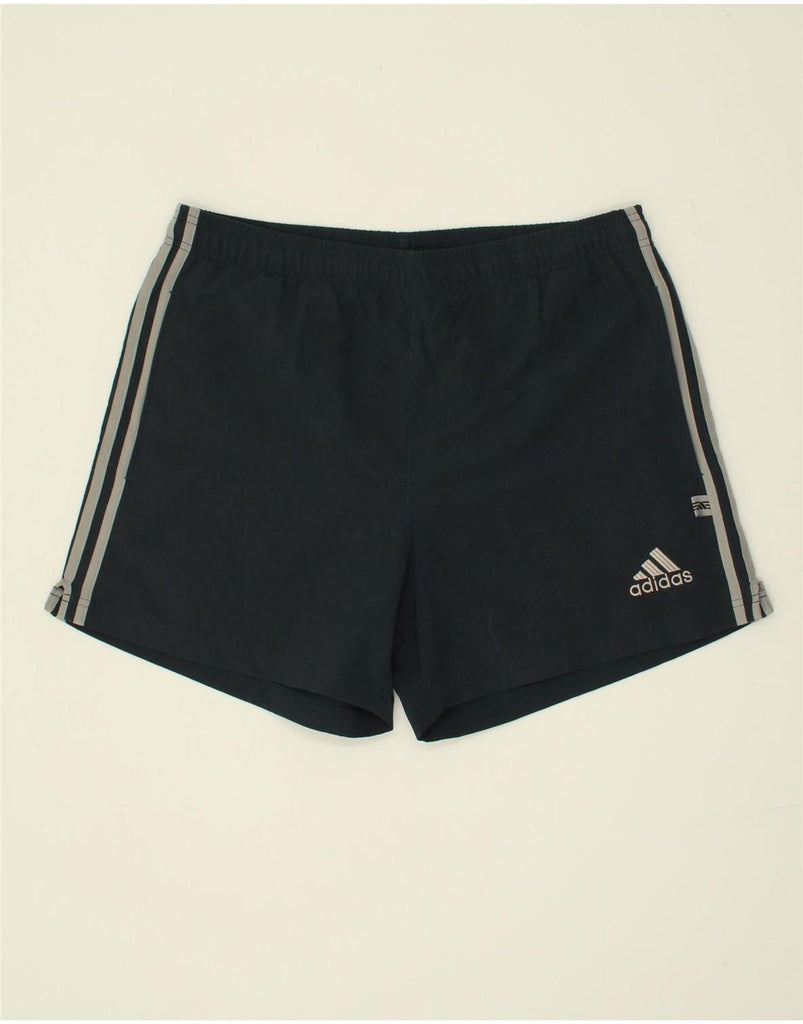 ADIDAS Mens Sport Shorts XL Navy Blue Cotton | Vintage Adidas | Thrift | Second-Hand Adidas | Used Clothing | Messina Hembry 