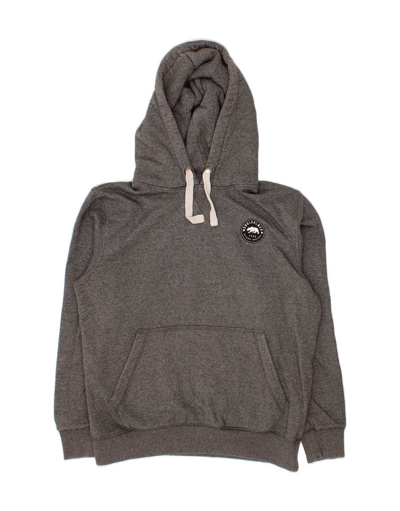 SOUL CAL Mens Hoodie Jumper XL Grey Flecked Cotton Vintage Soul Cal and Second-Hand Soul Cal from Messina Hembry 