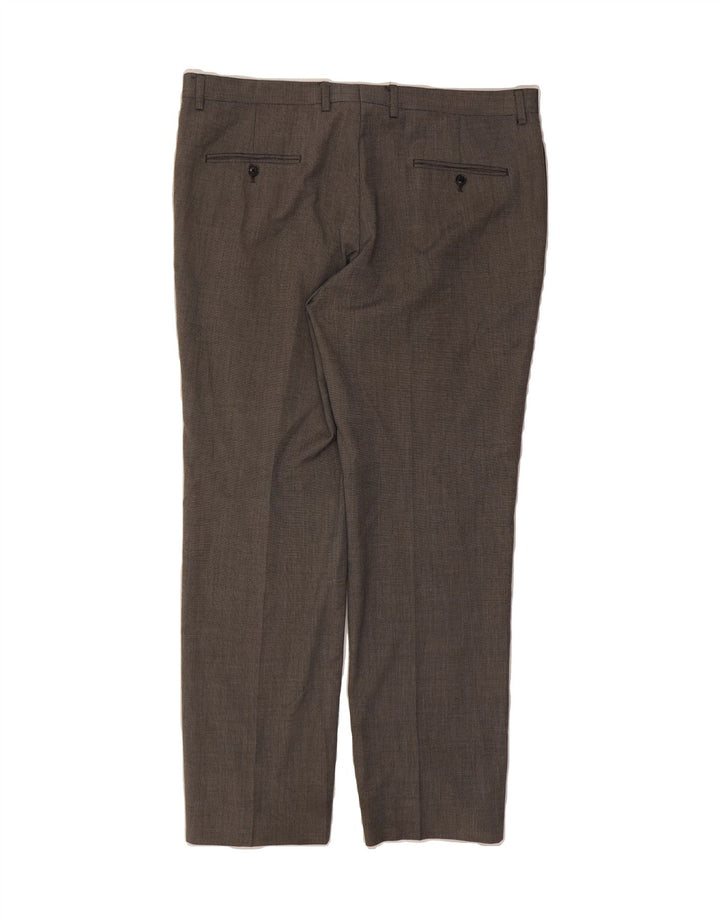 TOMMY HILFIGER Mens Straight Suit Trousers W40 L30 Grey Polyester Vintage Tommy Hilfiger and Second-Hand Tommy Hilfiger from Messina Hembry 