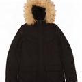 Woolrich Womens Hooded Padded Jacket UK 10 Small Black