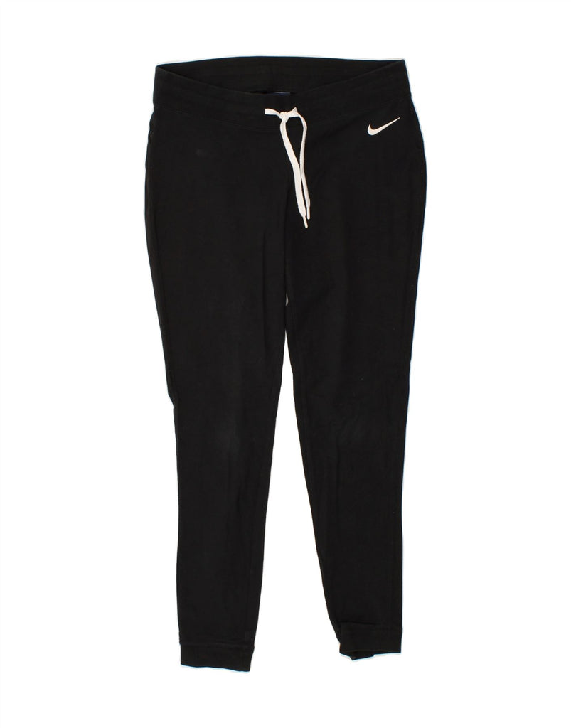 NIKE Womens Tracksuit Trousers Joggers UK 10 Small Black Cotton Vintage Nike and Second-Hand Nike from Messina Hembry 