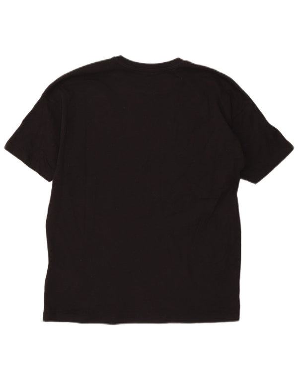 Puma Mens Graphic T-Shirt Top Small Black Cotton