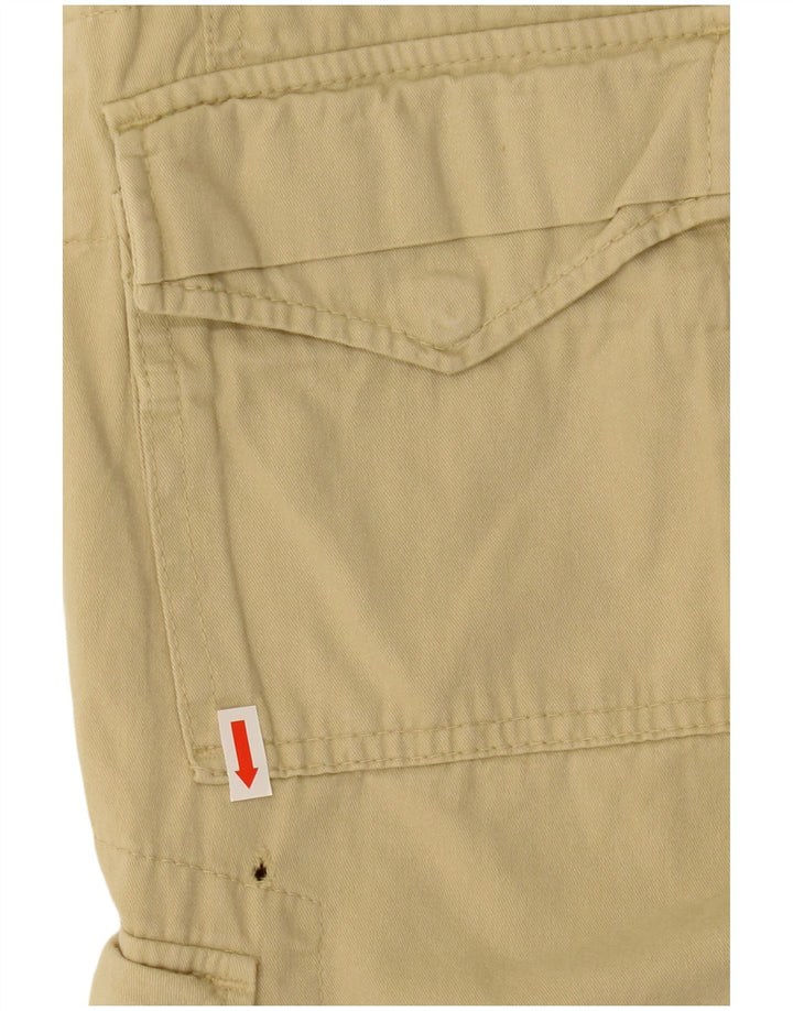 DIESEL Mens Cargo Shorts W28 Small Beige Cotton