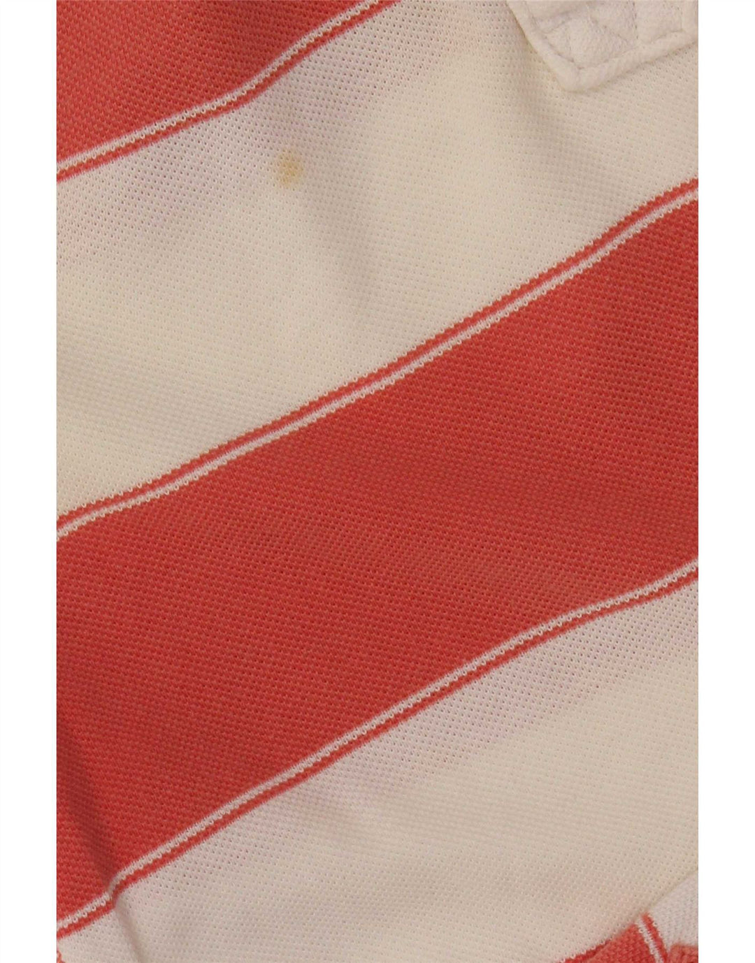 Fat Face Mens Polo Shirt Medium Pink Striped Cotton