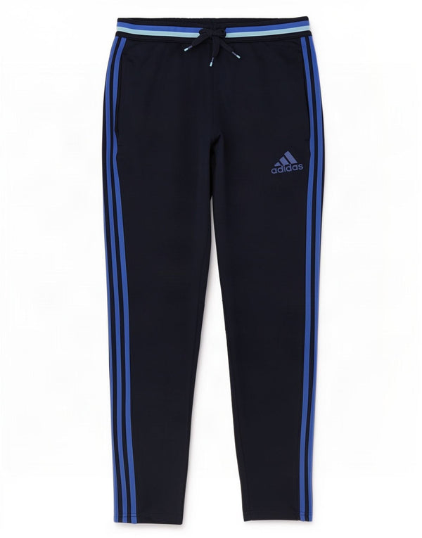 Adidas Mens Climacool Tracksuit Trousers Small Navy Blue Polyester