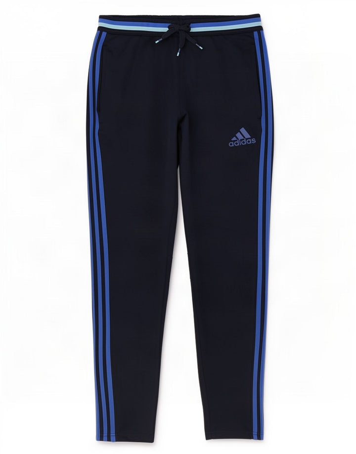 Adidas Mens Climacool Tracksuit Trousers Small Navy Blue Polyester