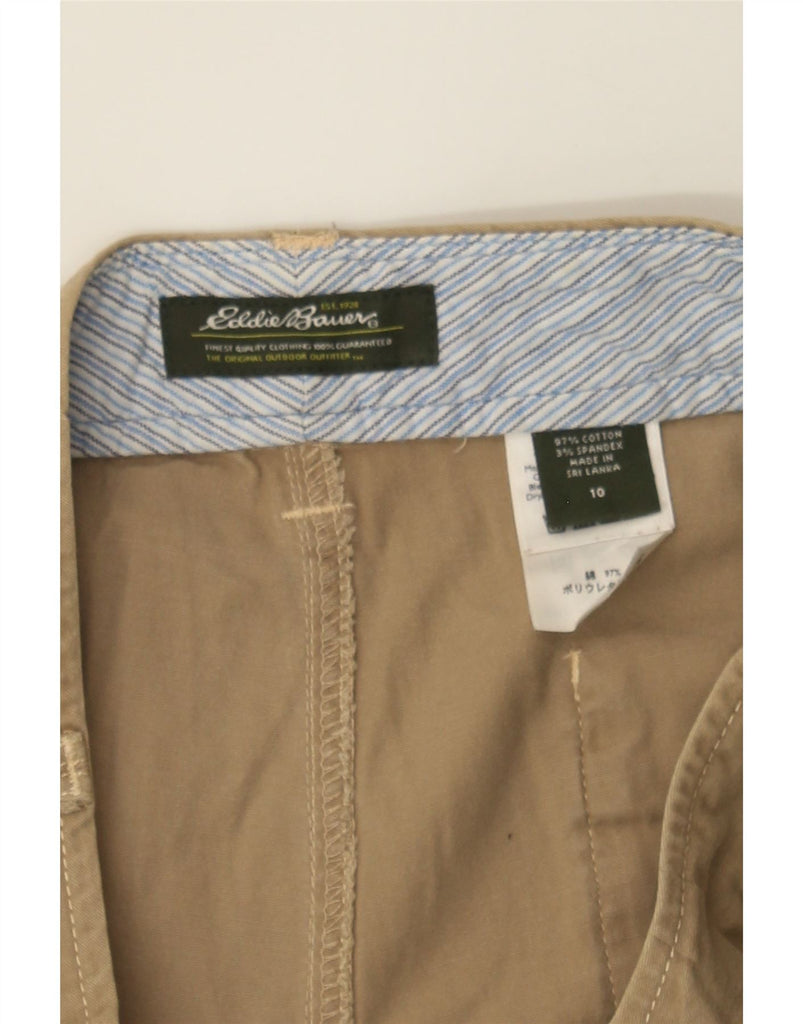 EDDIE BAUER Womens Straight Capri Trousers US 10 Large W34 L20 Beige Vintage Eddie Bauer and Second-Hand Eddie Bauer from Messina Hembry 