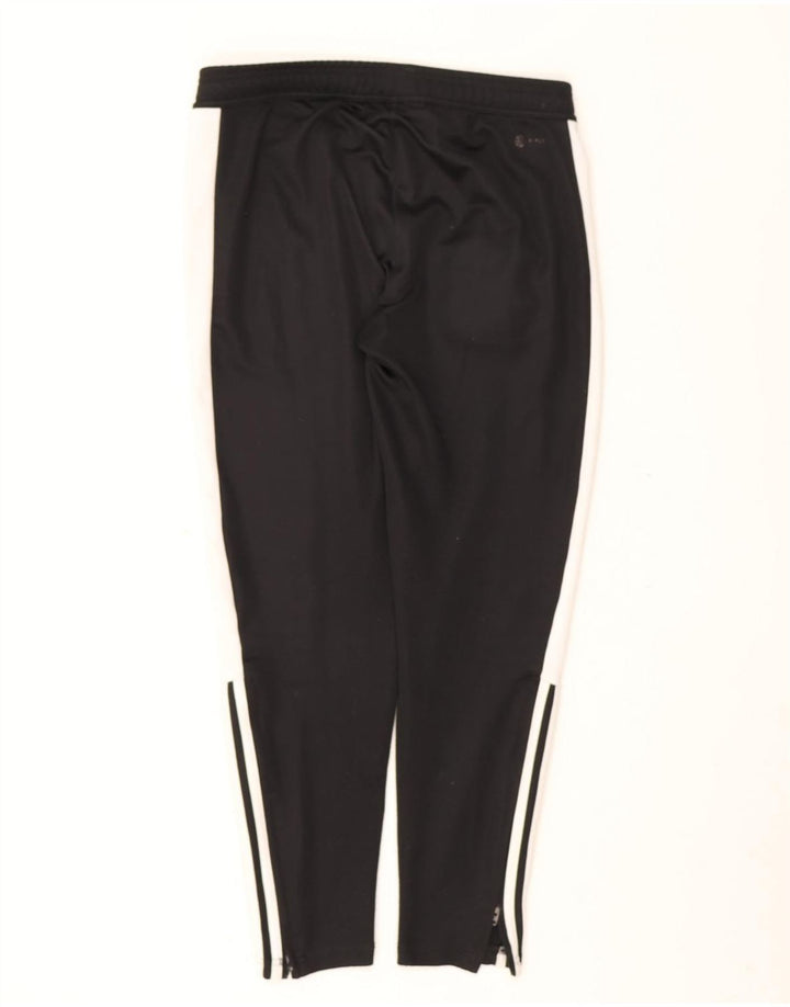 Adidas Womens Tracksuit Trousers UK 12/14 Medium Black Colourblock