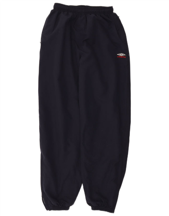 Umbro Womens Tracksuit Trousers Joggers UK 12 Medium  Navy Blue Polyester