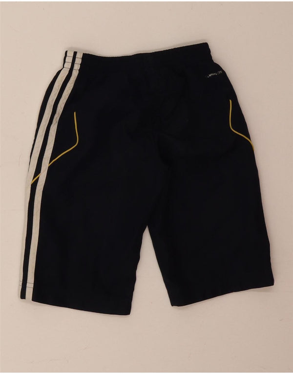 Adidas Boys Climalite Sport Shorts 2-3 Years  Navy Blue Polyester