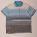 Izod Mens Golf Polo Shirt 2XL Multicoloured Striped Cotton