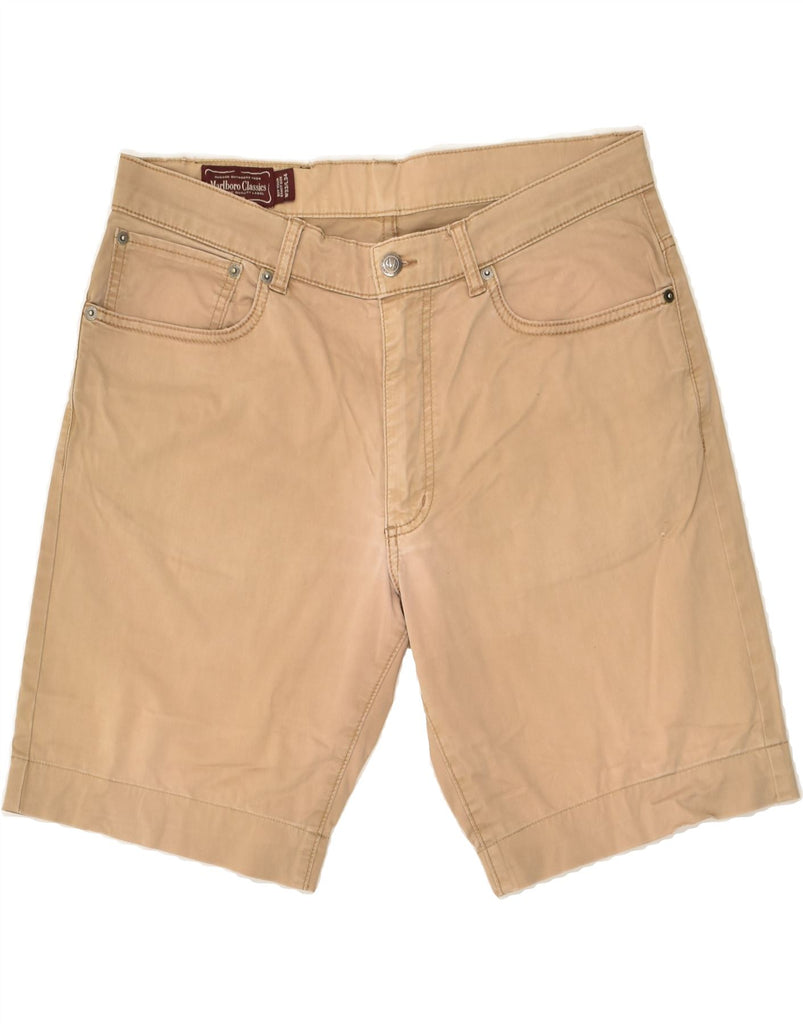 MARLBORO CLASSICS Mens Casual Shorts W33 Medium Beige Cotton | Vintage Marlboro Classics | Thrift | Second-Hand Marlboro Classics | Used Clothing | Messina Hembry 