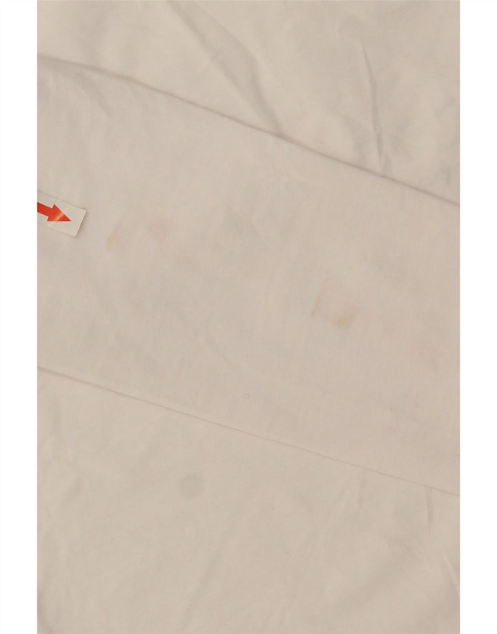 Zara Womens Top Long Sleeve UK 12 Medium White Cotton