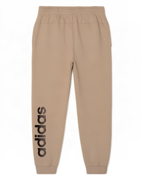 Adidas Womens Graphic Tracksuit Trousers Joggers UK 16/18 Large Beige