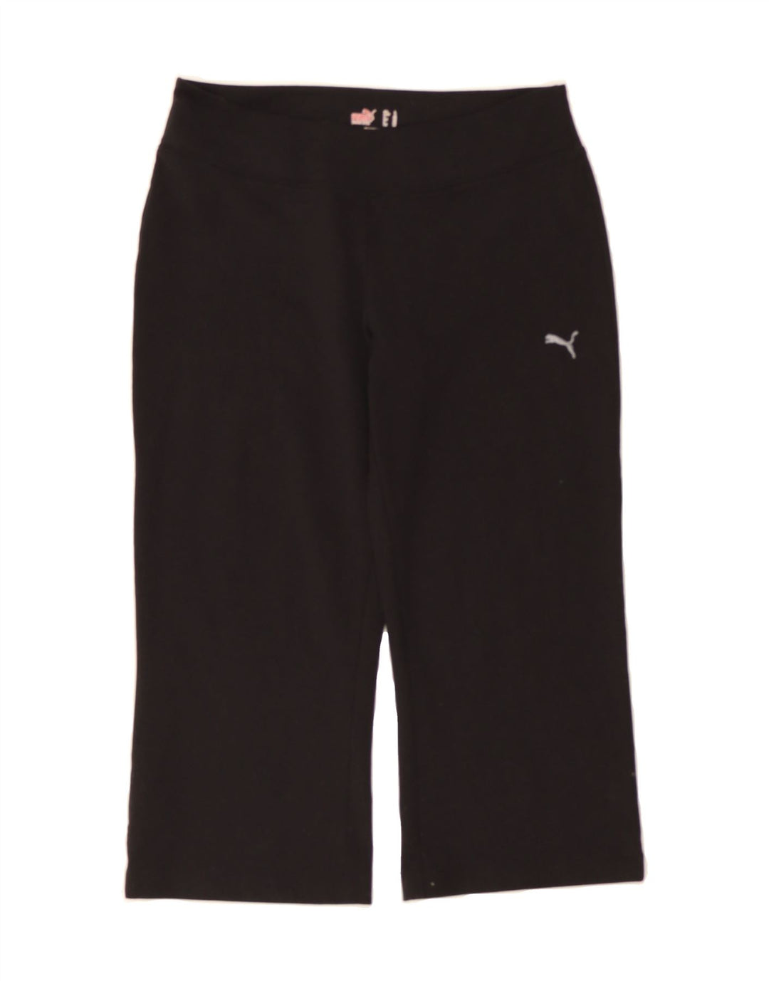 PUMA Womens Capri Tracksuit Trousers UK 14 Large Black Vintage Puma and Second-Hand Puma from Messina Hembry 