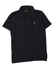 GUESS Mens Polo Shirt Medium Navy Blue Cotton