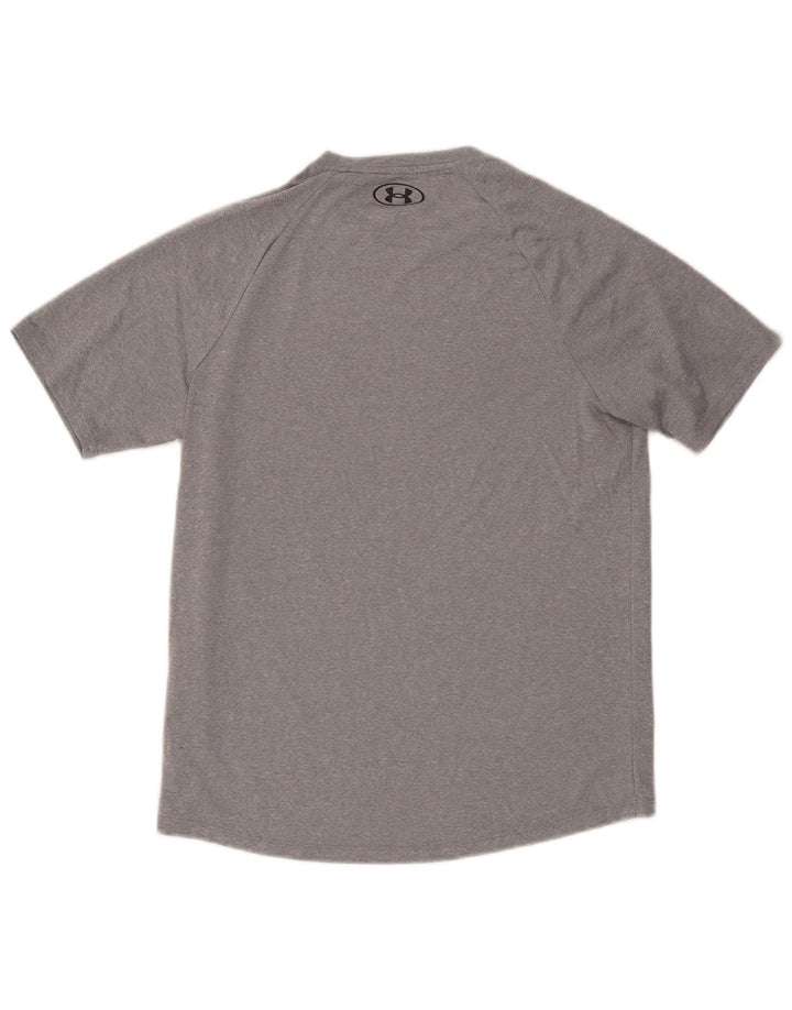 Under Armour Mens T-Shirt Top Small Grey Polyester