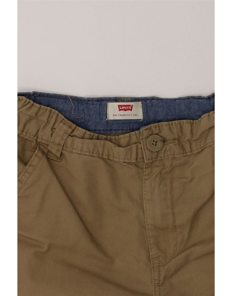 LEVI'S Boys Cargo Shorts 7-8 Years W24  Brown Cotton | Vintage Levi's | Thrift | Second-Hand Levi's | Used Clothing | Messina Hembry 