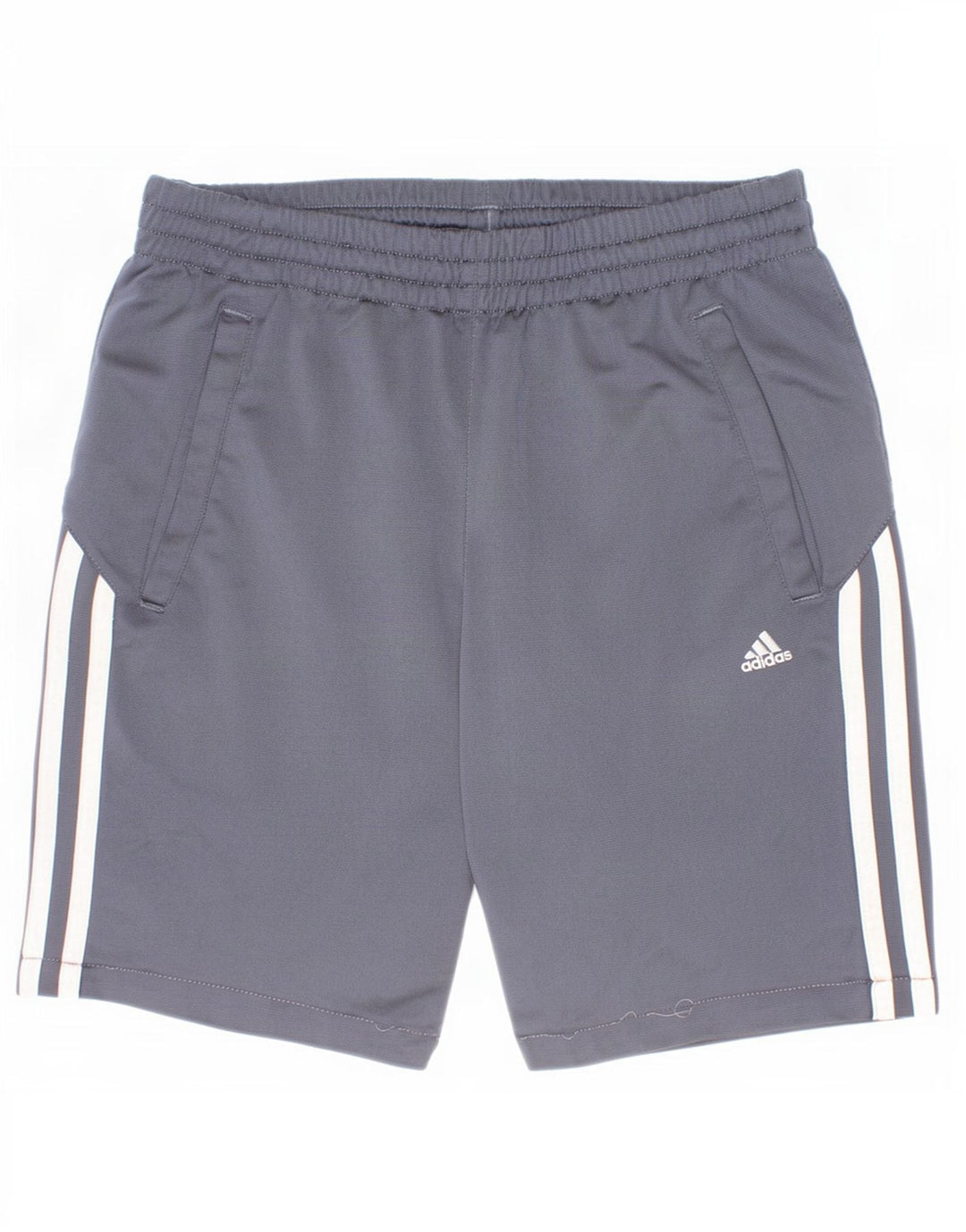 Adidas Boys Sport Shorts 11-12 Years Grey Polyester