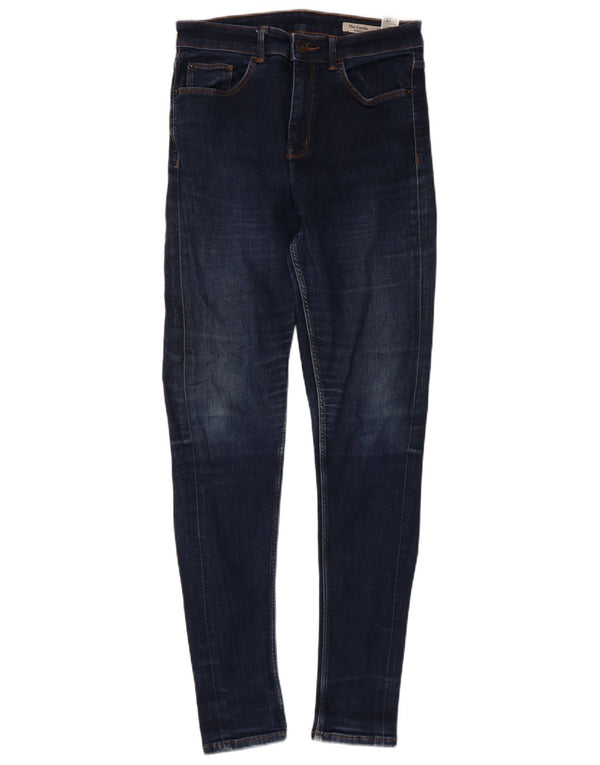 Marks & Spencer Womens Skinny Jeans UK 12 Medium W28 L29 Navy Blue