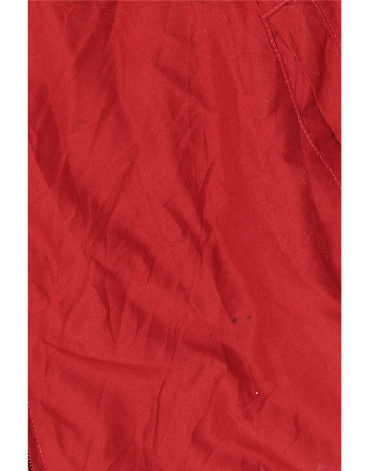 Chaps Mens Bomber Jacket UK 42 XL Red Polyester