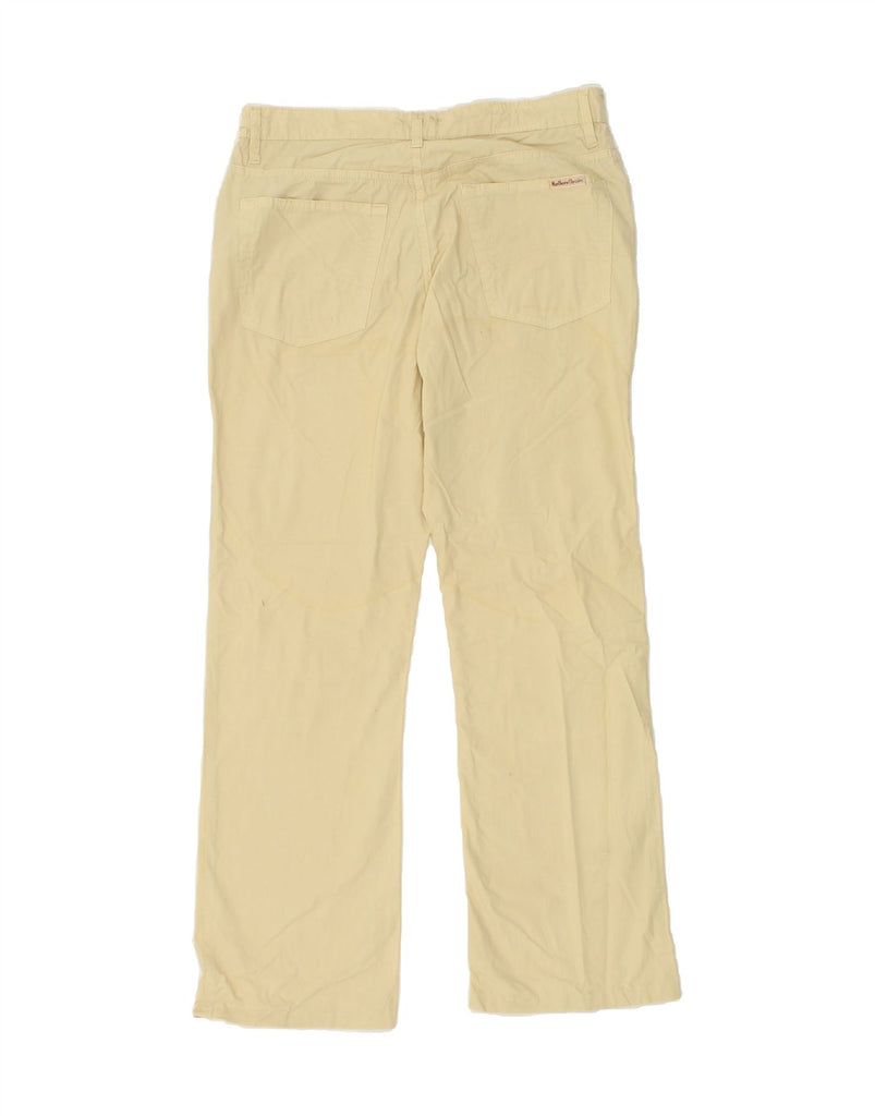 MARLBORO CLASSICS Womens Straight Casual Trousers W31 L28 Yellow Cotton Vintage Marlboro Classics and Second-Hand Marlboro Classics from Messina Hembry 