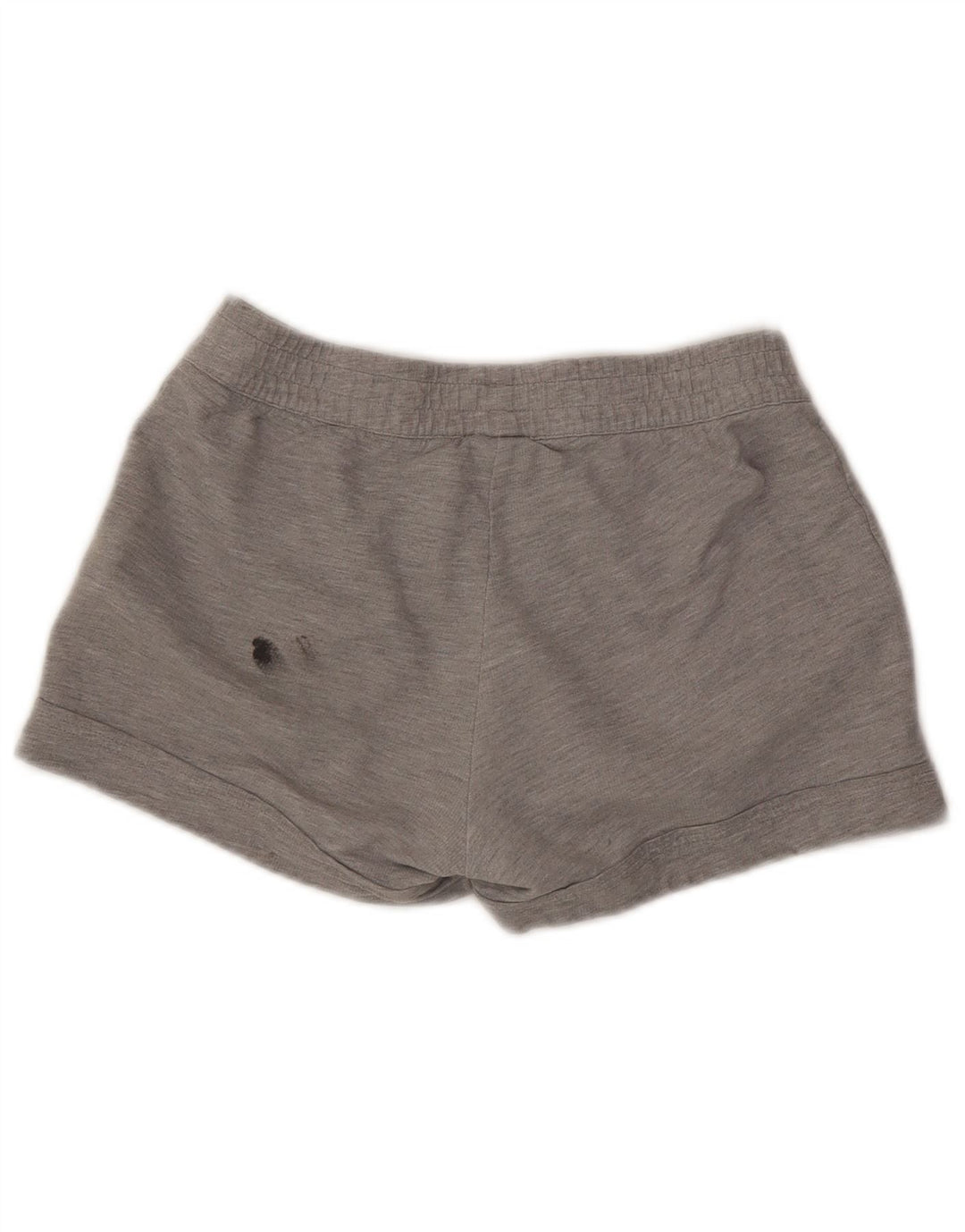 Adidas Womens Sport Shorts UK 12 Medium Grey Cotton